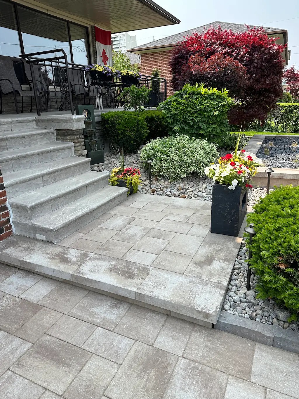 Illustrative interlock & exterior repairs photograph
